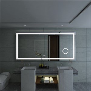 Vama Rectangle Bathroom Vanity Mirror RoHS Certificated LED Light 7682