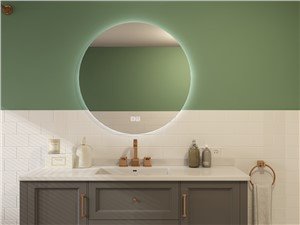 LED Bathroom Mirror Wall Mounted High Lumen LED Lights Vertical or Horizontal Mirror